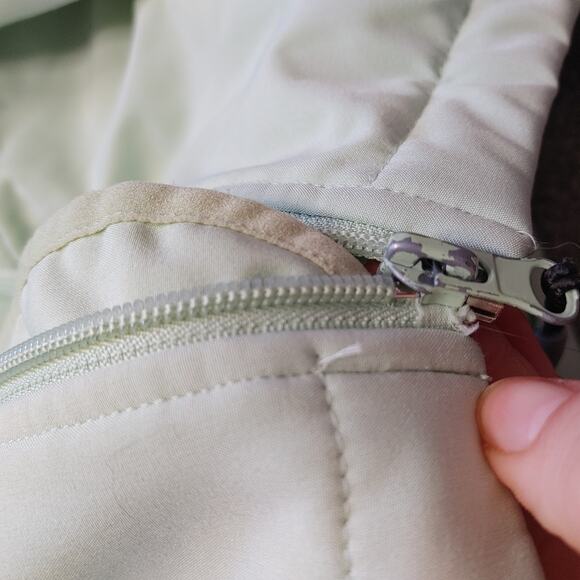 Denali Size Medium M OutDoor Light Mint Jacket Heavy Zipper Winter Stylish - Picture 8 of 16